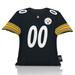 Black Pittsburgh Steelers 16'' x Jersey Pillow