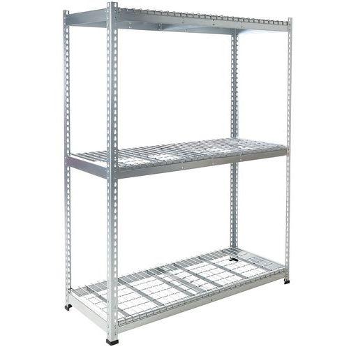 rayonnage rapid 1 1980x1525x610 3 tab grillagée zingué
