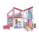 Barbie Malibu House, 2-Storey Barbie House with 6 Rooms, 2-in-1 Transformations and 25 Doll Accessories, Adult Assembly Required, Toys for Ages 3 and Up, One Toy House, FXG57