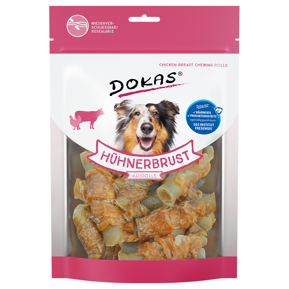 Dokas involtini al petto di pollo Snack per cane - Set %: 2 x 250 g