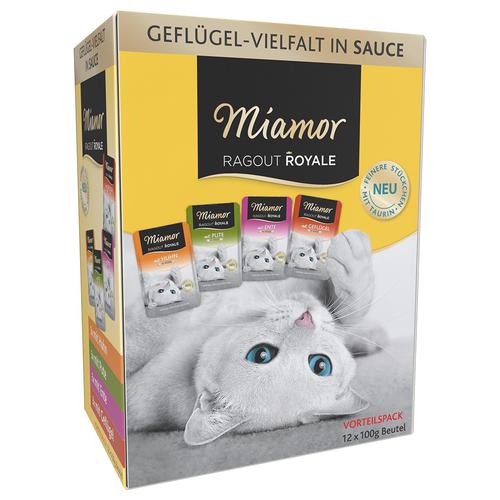 48x100g Mixpaket Jelly, Soße&Cream (14 Sorten) Miamor Ragout Royale