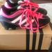 Adidas Other | Hot Pink Adidas Soccer Cleats | Color: Black/Pink | Size: 13 1/2