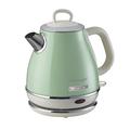 Ariete Vintage 2868/G Retro Style Cordless Jug Kettle, 1 Litre Capacity, 360 ° Rotating Base, Vintage Design, Green