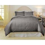 Pointehaven 180 Gsm Luxury Cotton Printed Reversible Duvet Cover Set Flannel/Cotton in Brown | Twin/Twin XL Duvet Cover + 1 Sham | Wayfair