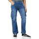 Enzo Herren Ez404 Loose Fit Jeans, Blau (Mid Stonewash MSW), 42W / 30L