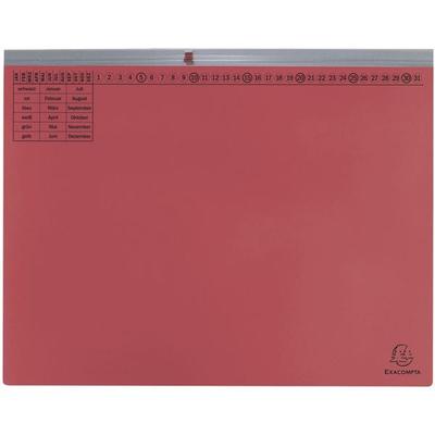 EXACOMPTA 25er-Pack Hängehefter »Exaflex« Amtsheftung rot, 31.6x26.5 cm