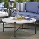 Tommy Bahama Outdoor Pavlova Coffee Table Stone/Concrete/Metal in Brown/Gray/White | 18 H x 44 W x 44 D in | Wayfair 3910-943