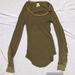 Free People Tops | Army Green Free People Stretch Thermal | Color: Green | Size: Xs