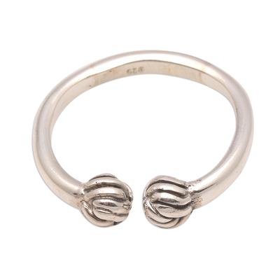 Bundles,'Artisan Crafted Sterling Silver Wrap Ring from Bali'