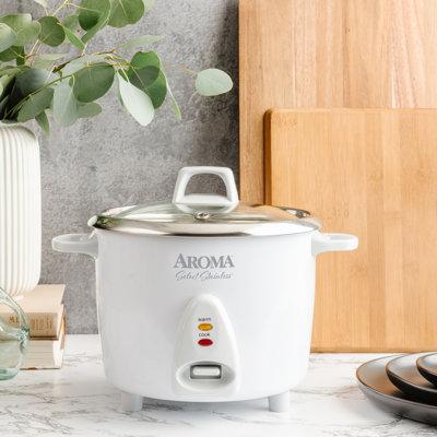 Aroma Pot Style Rice Cooker Stainless Steel | 9.6 ...