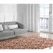 Black/Brown 96 x 0.08 in Area Rug - Ebern Designs Alie Power Loom Light Pink/Brown/Charcoal Rug Polyester | 96 W x 0.08 D in | Wayfair