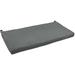 Winston Porter 48" W Microsuede Bench Outdoor Cushion Polyester in Gray | 3 H x 48 W in | Wayfair B82E9234049141EBB9CE6A7CF3B3ABA4