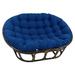 World Menagerie Indoor Papasan Cushion Polyester/Cotton Blend in Blue | 8 H x 71 W in | Outdoor Furniture | Wayfair 93304-78-TW-RB