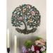 August Grove® Painted Songbird Tree Wall Décor Metal in Gray | 15 H x 15 W x 1 D in | Wayfair 84F122179EA84A6DBFFB49E95631B7C5