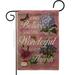 Breeze Decor Always Believe Inspirational Expression Impressions 2-Sided Burlap 18.5 x 13 in. Garden Flag in Red | 18.5 H x 13 W in | Wayfair