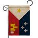 Breeze Decor Acadiana Interests Fleur De Lys Impressions 2-Sided Burlap 18.5 x 13 in. Garden Flag | 18.5 H x 13 W in | Wayfair