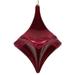 Vickerman 614938 - 8" Wine Candy Glitter Drop Christmas Tree Ornament (MT194019D)