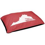 East Urban Home Sweet Norfolk Outdoor Dog Pillow Metal in Red | 6.5 H x 40 W x 30 D in | Wayfair 50453DEA503445A6BCF7A683665958CF