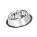 Iconic Pet Pet Bowl Metal/Stainless Steel (easy to clean) in Gray | 2.5 H x 9.5 W x 9.5 D in | Wayfair 92011