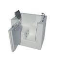Therapeutic Tubs Mesa 40" x 28" Walk In Whirlpool Acrylic Bathtub w/ Faucet & Heater Acrylic | 37.4 H x 39.5 W in | Wayfair WF3140RWHCC