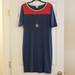 Lularoe Dresses | Lularoe Julia Pencil Dress | Color: Blue/Red | Size: L