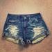 American Eagle Outfitters Shorts | American Eagle Outfitters Jean Shorts! | Color: Blue/Cream | Size: 2