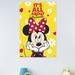 Trends International Minnie Mouse - Classic Paper Print in Yellow | 34 H x 22.375 W x 0.125 D in | Wayfair POD5439