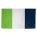 Blue/White Area Rug - East Urban Home Seattle Football Area Rug Polyester in Blue/White, Size 48.0 W x 0.25 D in | Wayfair