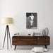 East Urban Home 'Bodybuilder w/ Hands on Hips' Photographic Print on Wrapped Canvas in White | 36 H x 24 W x 1.5 D in | Wayfair