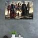 Trends International Justice League - Group Paper Print in Black | 22.375 H x 34 W x 0.125 D in | Wayfair POD15187