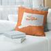 East Urban Home Hartford Connecticut Pillow Down/Feather in Orange | 20 H x 20 W x 3 D in | Wayfair D7FE00A16F46404B90926BB25DF9030D