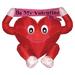 The Holiday Aisle® Inflatable Sweet Heart Decoration Polyester in Red | 48 H x 63 W x 43.3 D in | Wayfair 400148