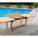 Rosecliff Heights Kevon 7 Piece Teak Outdoor Dining Set Wood/Metal/Teak in Brown/White | 30.5 H x 71 W x 40 D in | Wayfair