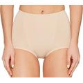 DKNY Women's Classic Cotton Smoothing Brief, Cashmere, Large