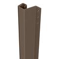 SecuStrip Plus Steel Interlocking Door Security Strips For Outward Opening Door (2115mm, Brown)