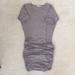 Athleta Dresses | Athleta Rouched Skirted Dress | Color: Brown/Gray | Size: S