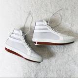 Adidas Shoes | Adidas Y-3 Trinn White Sneakers, Sz Us 6.5 / Uk 5 | Color: Brown/White | Size: 6.5