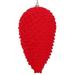 Vickerman 613221 - 7" Red Flocked Pine Cone Christmas Tree Ornament (2 pack) (MT195703D)