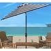 Breakwater Bay 130" Beach Umbrella Metal in Black | 105.51 H in | Wayfair 58088B004E944EB8A7938DAC369E1FB4