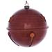 Vickerman 622957 - 4.75" Copper Wood Grain Bell Christmas Tree Ornament (4 pack) (MC198288)
