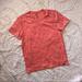 American Eagle Outfitters Shirts | American Eagle Salmon V-Neck Tee | Color: Orange/Pink | Size: M