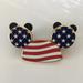 Disney Accessories | Disney Parks Mickey Usa Flag Ears Pin | Color: Blue/Red | Size: Os