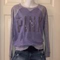 Pink Victoria's Secret Sweaters | Cute Pink Sweater | Color: Gray/Purple | Size: Xs