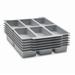 Gratnells Molded Insert 6 Compartment Cubby Bin w/ Trays Plastic in Gray | 1.5748 H x 15.2756 W x 10.8268 D in | Wayfair IM06F0119P6