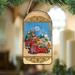 The Holiday Aisle® Inspirational Icon Three Kings Wooden Photo Ornament Wood in Blue/Brown/Red | 5 H x 3.5 W x 0.75 D in | Wayfair 87039