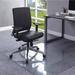 Lorell Straight Rectangular Chair Mat, Glass in Gray/White | 46 W x 36 D in | Wayfair 82833