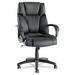 Alera® Executive Chair Upholstered, Leather in Black/Brown/Gray | 45.47 H x 27.95 W x 31.49 D in | Wayfair ALEFZ41LS10B