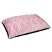 Tucker Murphy Pet™ Byrge Trellis Pattern Dog Bed Pillow Polyester/Metal in Pink | 7 H x 50 W x 40 D in | Wayfair 6F0B75B7B5264BC5AAA409950098AE95