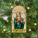 The Holiday Aisle® Inspirational Icon Angel w/ Dove Wooden Photo Ornament Wood in Brown | 5 H x 3.5 W x 0.75 D in | Wayfair 87026