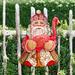 The Holiday Aisle® Decorative Santa in Paradise Wood in Brown/Pink | 12 H x 9 W x 1 D in | Wayfair 8245A5D20F5846509A36507B86DDB988